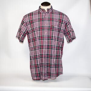 Pendleton Shirt Men's Sz L Short Sleeve Button up 100% Cotton